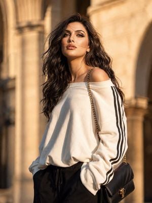 European Luxury Street Style Portrait preview