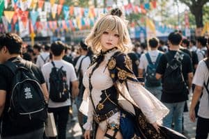 Realistic Fantasy Cosplayer at Festival preview