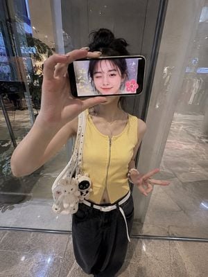 iPhone Portrait with Phone Frame Effect preview