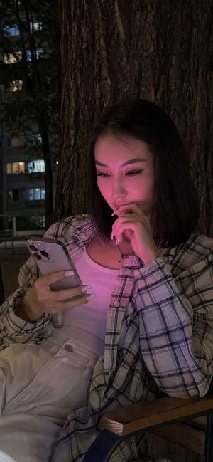 Realistic iPhone Night Portrait preview