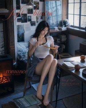 Soft Bloom Vintage Editorial Portrait preview