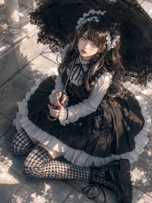 Gothic Lolita Parasol Portrait preview