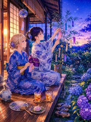 Tanabata Veranda Anime Scene preview