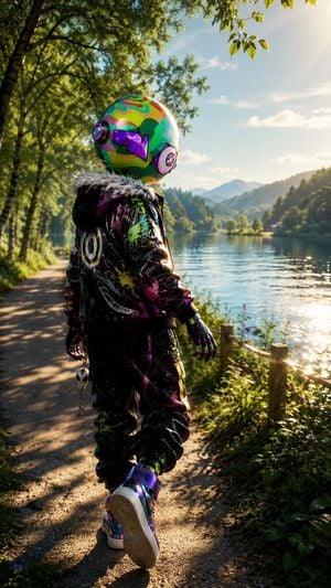 Neon Robot Walker by Mountain Lake preview