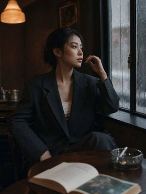 Moody Editorial Interior Portrait preview