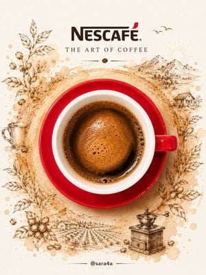NESCAFÉ Coffee Map Poster preview