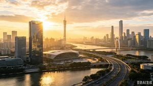 Guangzhou Sunset Skyline preview