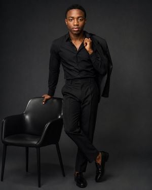 Luxury Black Menswear Portrait preview