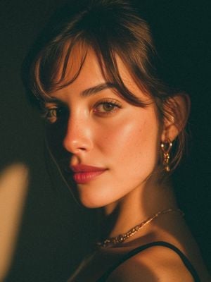 Cinematic Golden Hour Female Portrait preview