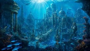 Cinematic Underwater Atlantis City preview