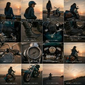 Cinematic Motorcycle Storyboard preview