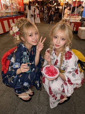 Blonde Girls at Summer Festival preview