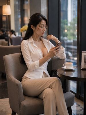 Upscale Café Smartphone Portrait preview