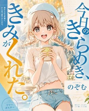 Anime Summer Catchphrase Poster preview