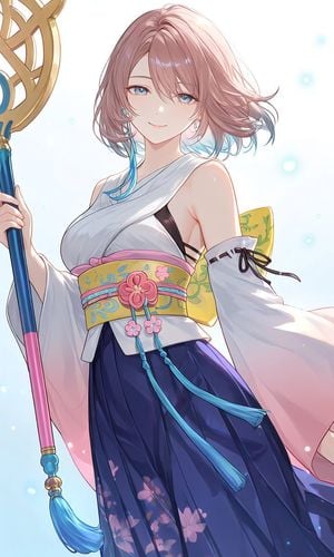 Elegant Anime Summoner Fan Art preview