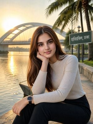 Golden Hour Hatirjheel Fashion Portrait preview