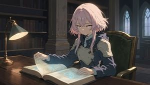 Fantasy Knight Library Study Scene preview