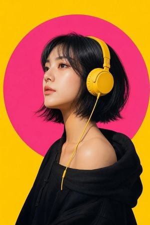 Modern Pop-Art Female Portrait preview