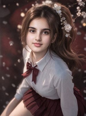 3D Guoman Cherry Blossom Schoolgirl Portrait preview
