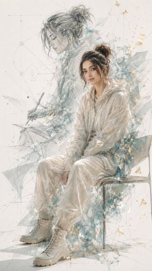 Fine Art Editorial Portrait Illustration preview