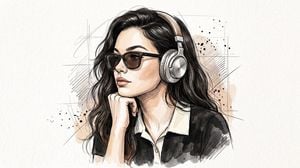 Minimal Hand-Drawn Sketch Watercolor Portrait preview