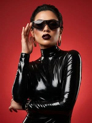 Futuristic Latex Fashion Editorial preview