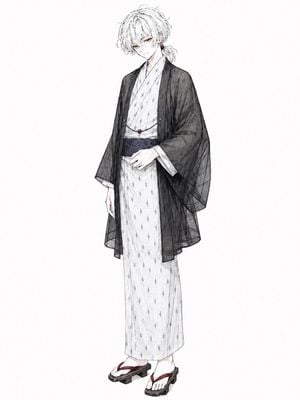 Anime Summer Kimono Design preview