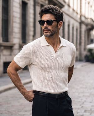 Elegant European Street Portrait preview