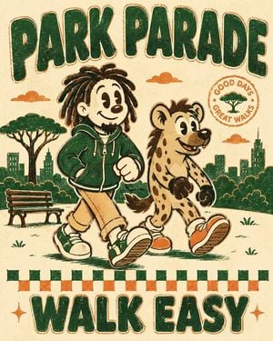 Vintage Rubber Hose Mascot Poster preview