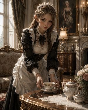 Half-Elf Maid Serving Tea preview