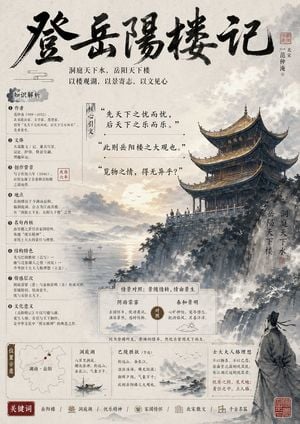 Ancient Chinese Literature PPT Poster preview