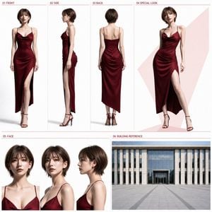 Photorealistic Character Layout Sheet preview