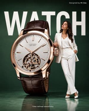 Luxury Swiss Watch Commercial Ad preview