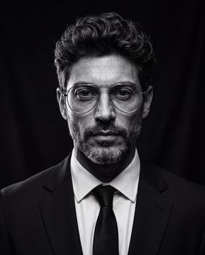 Cinematic B&W Studio Portrait preview