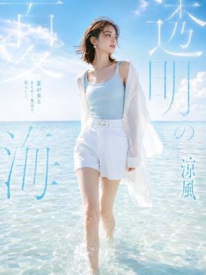 Japanese Summer Beach Fashion Poster preview