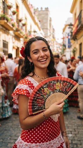 Vibrant European Festival Portrait preview