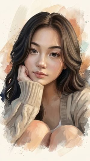Editorial Digital Portrait Painting preview