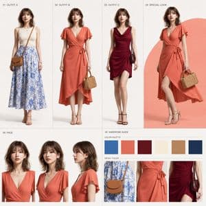 Lisbon Travel Fashion Character Sheet preview