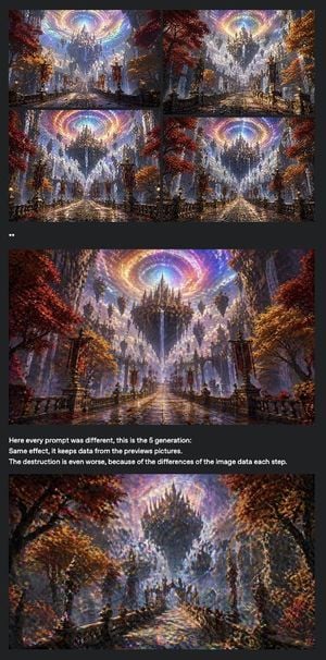 AI Image Degradation Collage preview