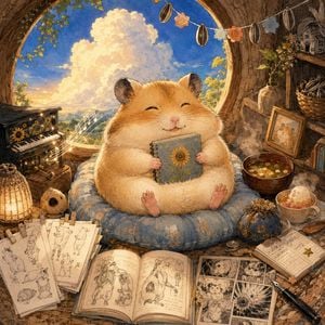 Happiest Hamster Portrait preview