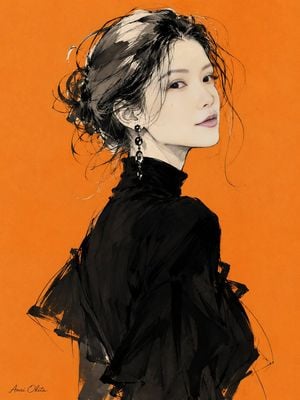 Elegant Abstract Fashion Portrait preview