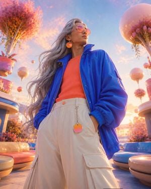 Surreal Fashion Illustration Portrait preview