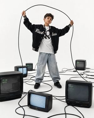 Streetwear fashion campaign vintage TVs preview