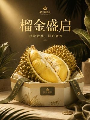 Luxury Durian Brand Key Visual preview