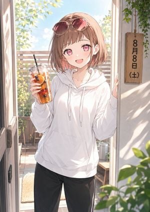 Anime Summer Girl Reference Portrait preview