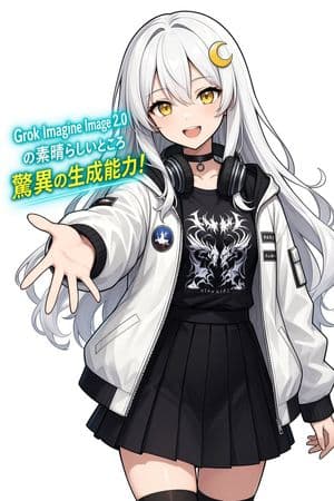 Anime Girl Grok Imagine Promo preview