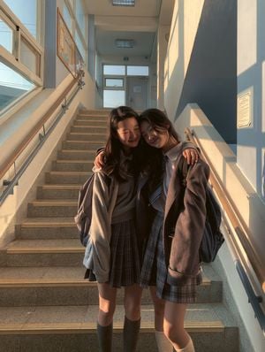 Korean School Candid Portrait preview