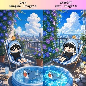 Anime AI Model Comparison Balcony Scene preview