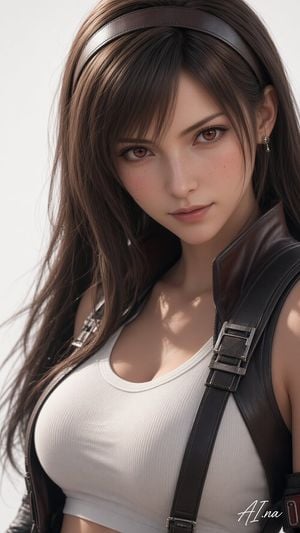 Realistic Tifa Lockhart Portrait preview