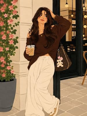 Contemporary Naive Illustration Poster preview